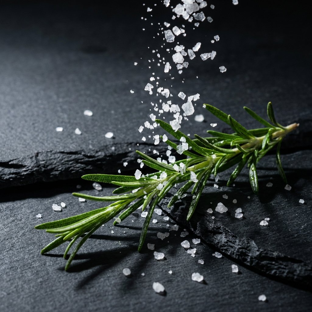 Slow motion salt crystals